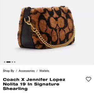 Coach x JLO handbag